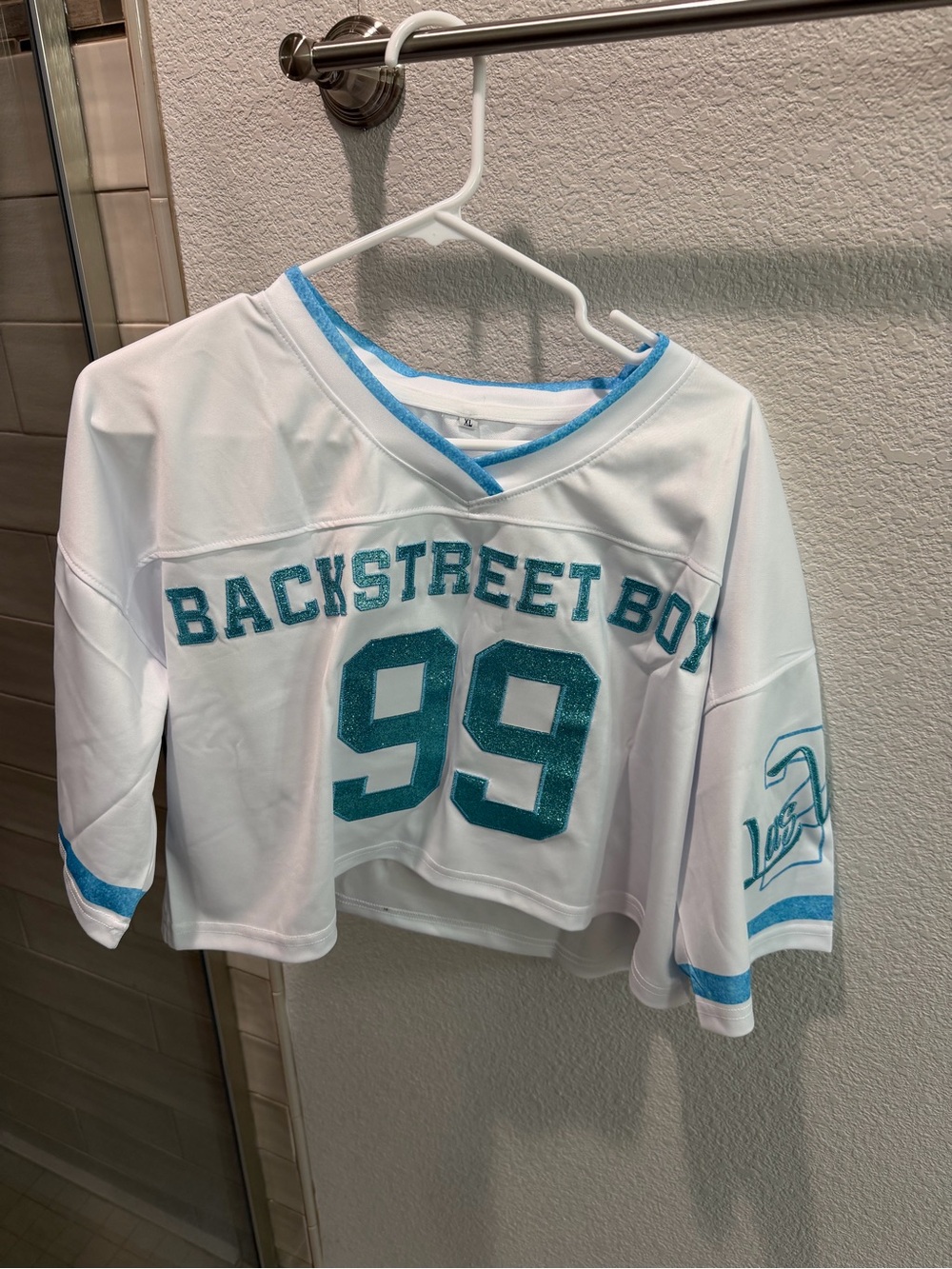 Backstreet Boys Cropped Jersey Top